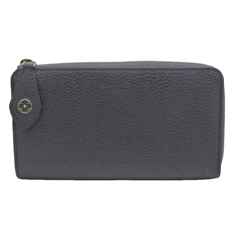 LOUIS VUITTON Comet Wallet Japan Exclusive M68582 Women's Taurillon Leather Long Wallet [bi-fold] Navy Blue