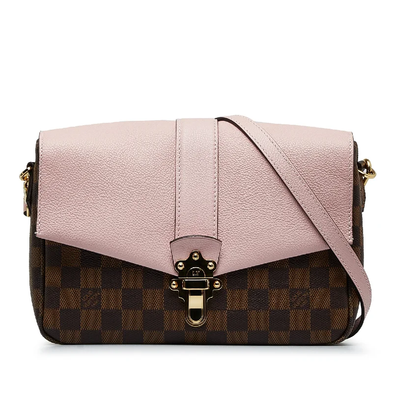 LOUIS VUITTON Damier Ebene Clapton PM Crossbody Bag