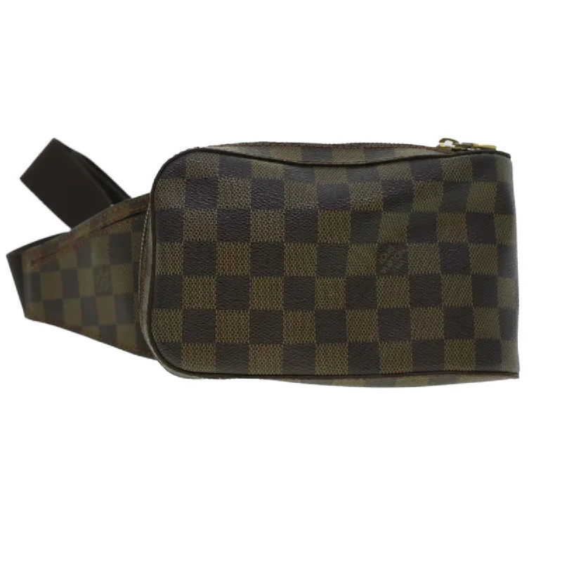 LOUIS VUITTON Damier Ebene Geronimos Shoulder Bag N51994 LV Auth rd5292