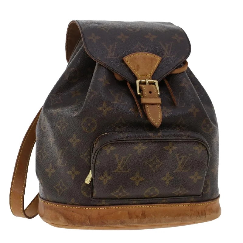 LOUIS VUITTON Monogram Montsouris MM Backpack M51136 LV Auth 47707