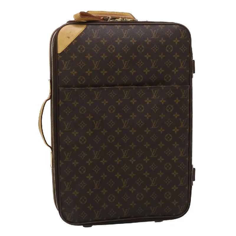 LOUIS VUITTON Monogram Pegas 55 Suitcase M23297 LV Auth 45689