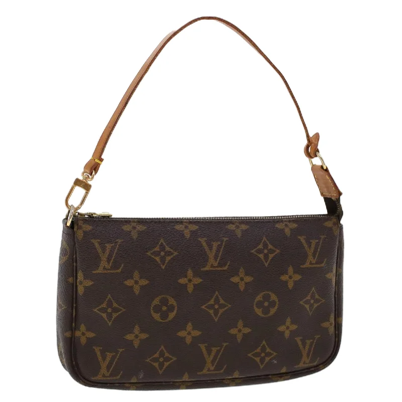 LOUIS VUITTON Monogram Pochette Accessoires Pouch M51980 LV Auth 46984