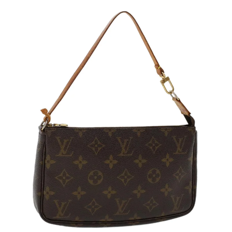 LOUIS VUITTON Monogram Pochette Accessoires Pouch M51980 LV Auth 47608