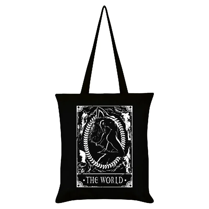 Deadly Tarot The World Tote Bag