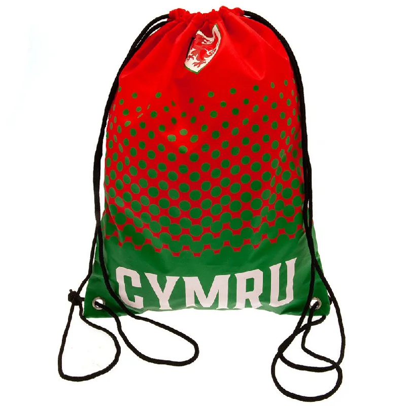 FA Wales Cymru Crest Drawstring Bag