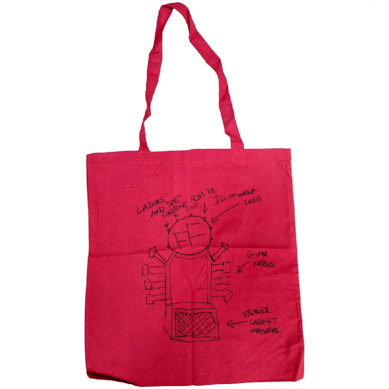 Foo Fighters Hand-Sketched Tote Bag