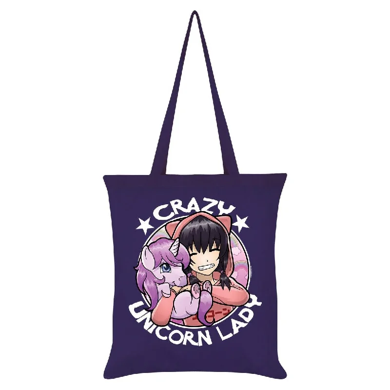 Grindstore Crazy Unicorn Lady Tote Bag