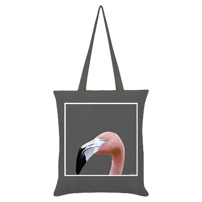 Inquisitive Creatures Flamingo Tote Bag