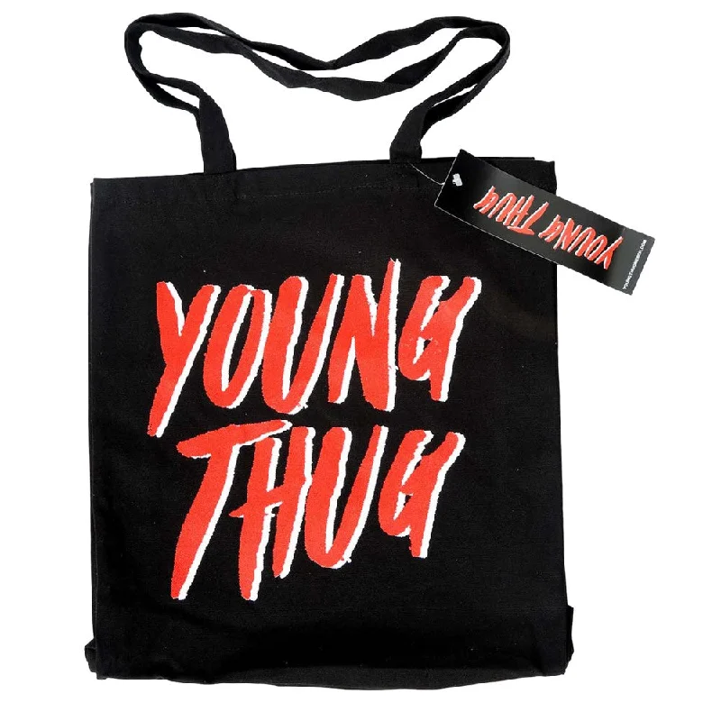 Young Thug Logo Cotton Tote Bag