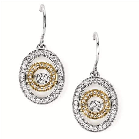 1/2ctw Diamond 14K Rhythm of Love Earrings