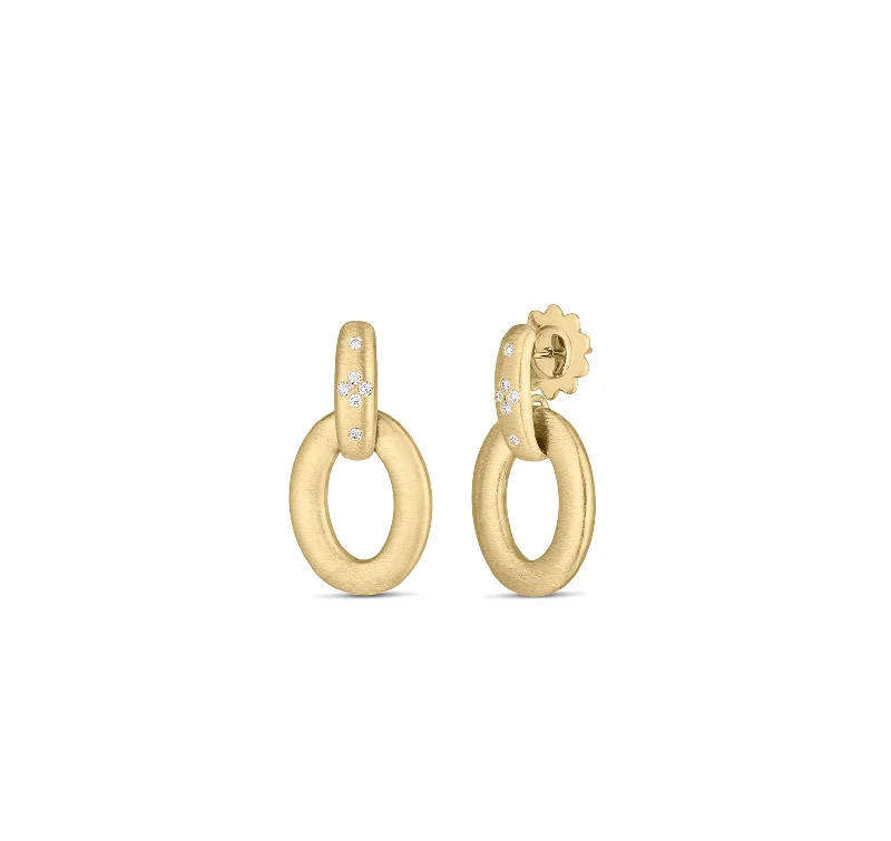 Roberto Coin Duchessa Small Earrings with Diamonds