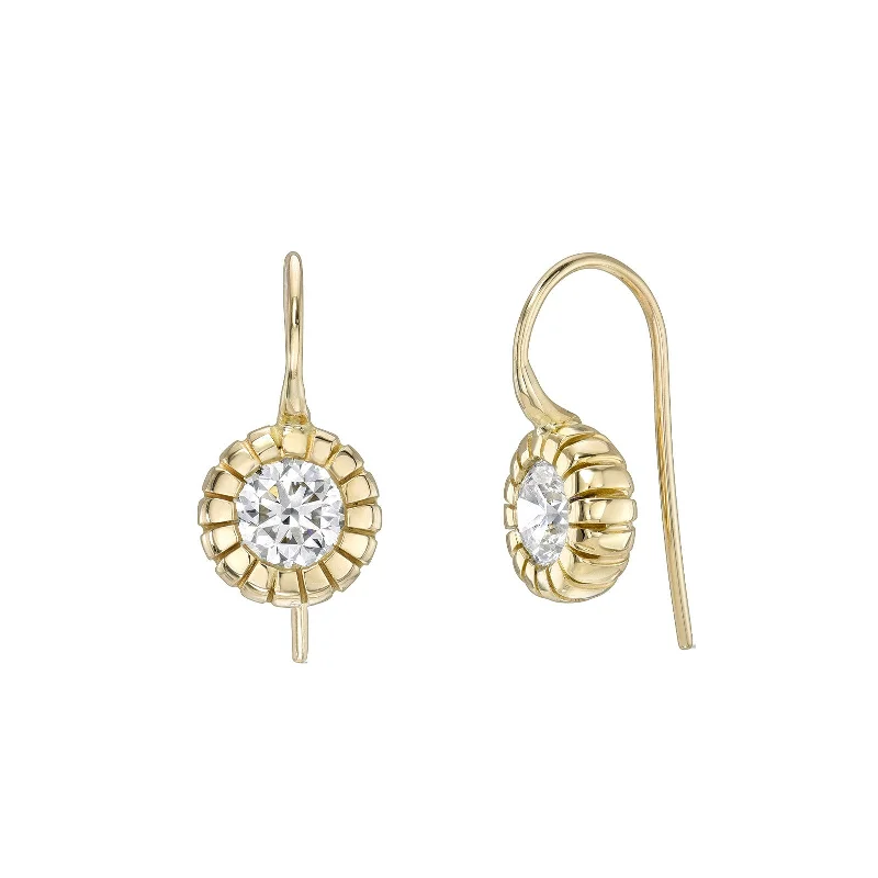 One-Of-A-Kind Heirloom Bezel Earrings