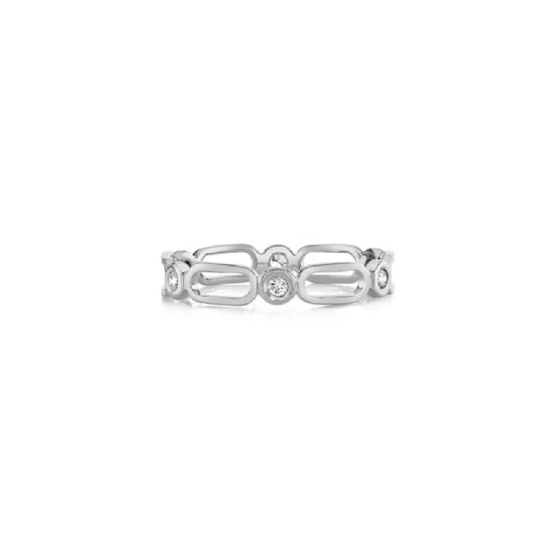 14K White Gold Ring