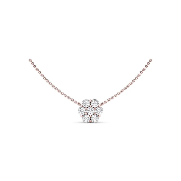 Floral Diamond Necklace