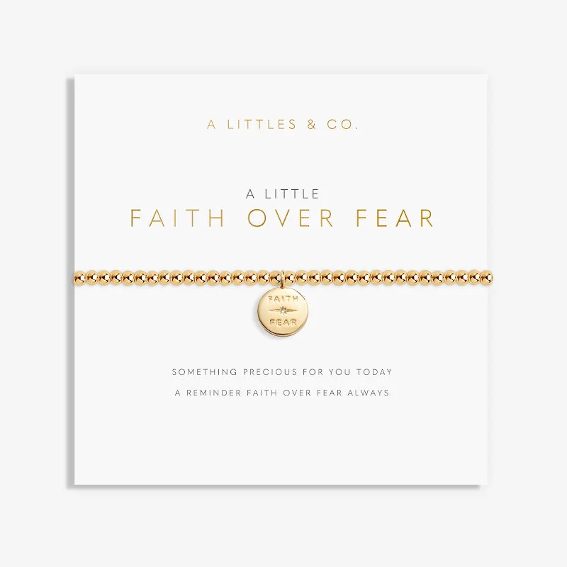 KATIE LOXTON FAITH OVER FEAR BRACELET