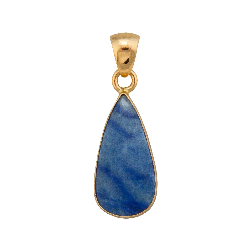 Alchemia Teardrop Blue Aventurine Pendant