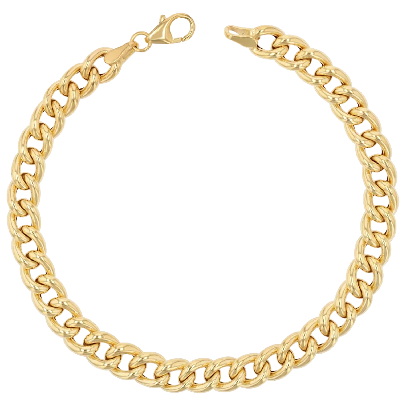 14K Grand Cuban Curb Link Bracelet