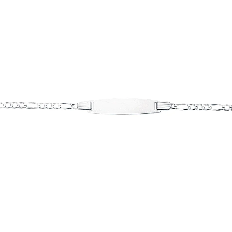 14K Gold Children's Figaro ID Bracelet