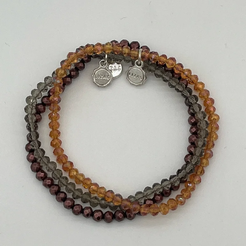 Copper Orange & Gray Liza Stack