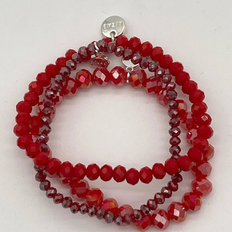 Multi Red Liza Stack