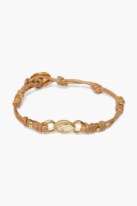 Reina Single Wrap Bracelet Citrine