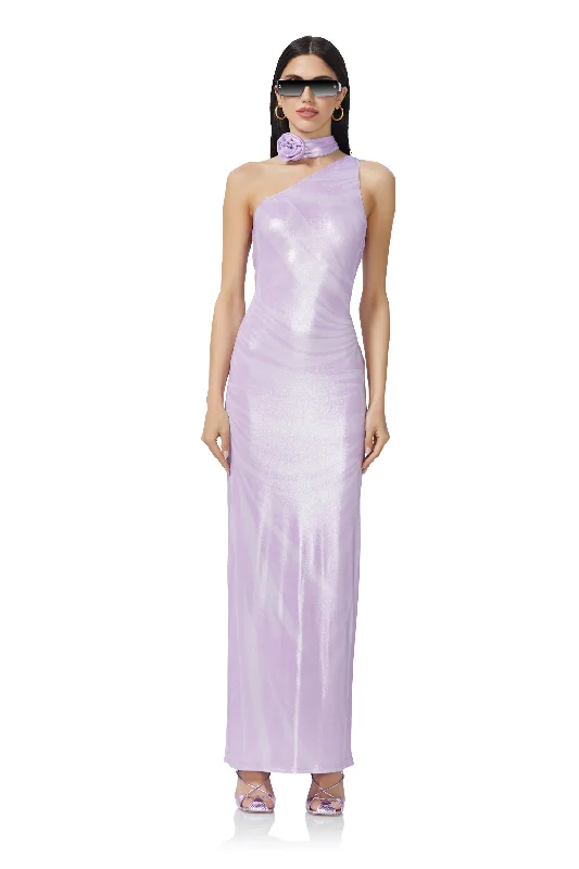 Savoy Maxi Dress - Orchid Shine Drape