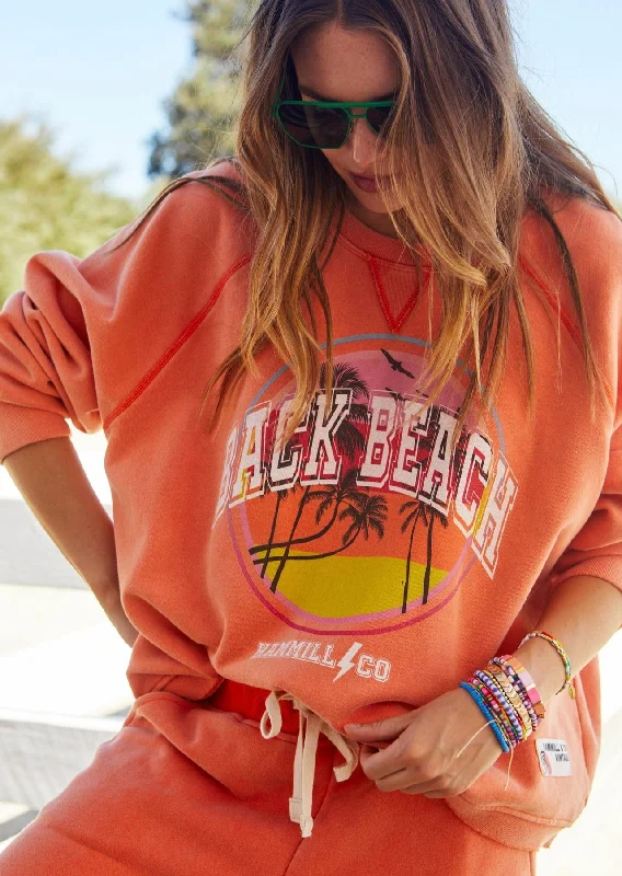 Hammill + Co Beach Vintage Sweat Orange